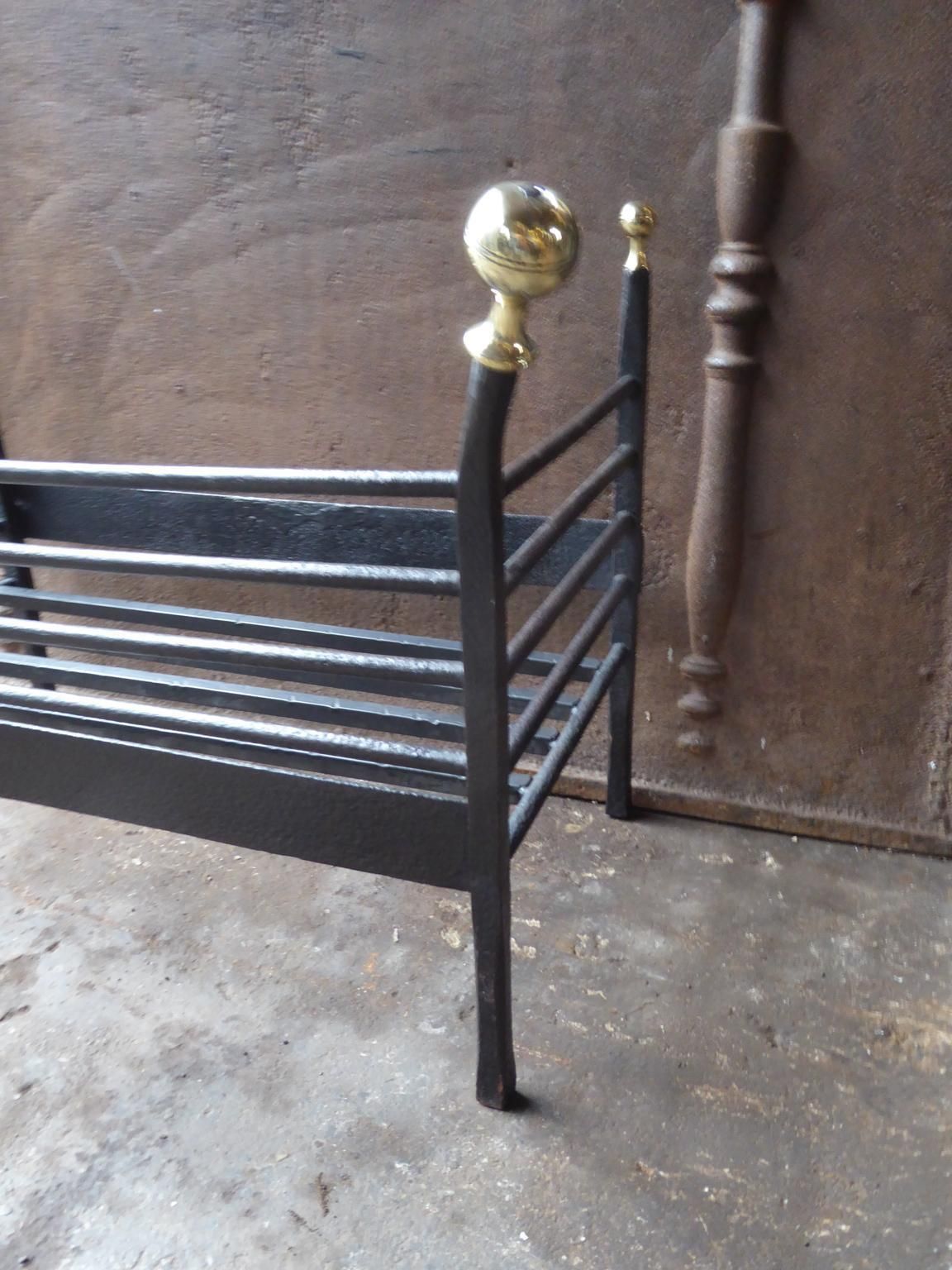 photo buy Antique Dutch Victorian Fireplace Grate Or Fire Basket, 19th Century