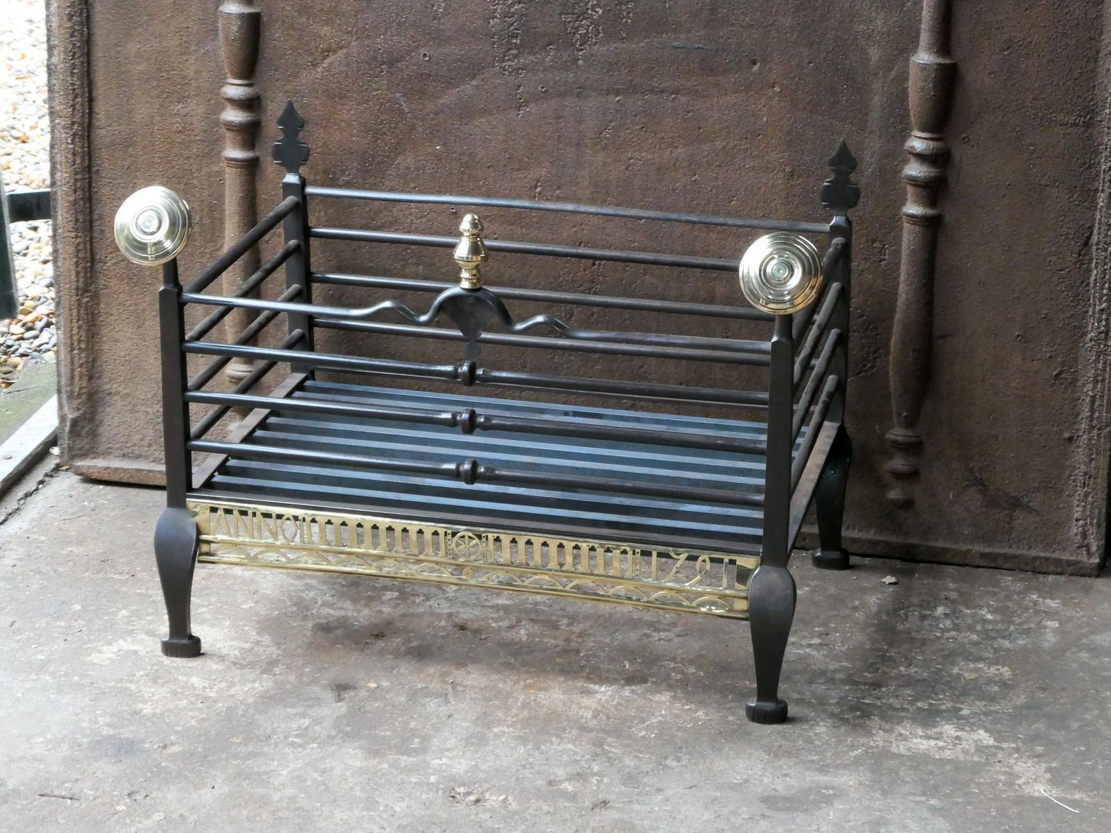 Unique 18th Century Dutch Georgian Fireplace Grate Or Fire Grate photo Home Fixtures