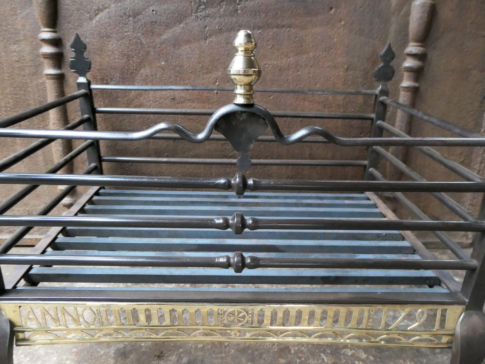 photo buy Unique 18th Century Dutch Georgian Fireplace Grate Or Fire Grate