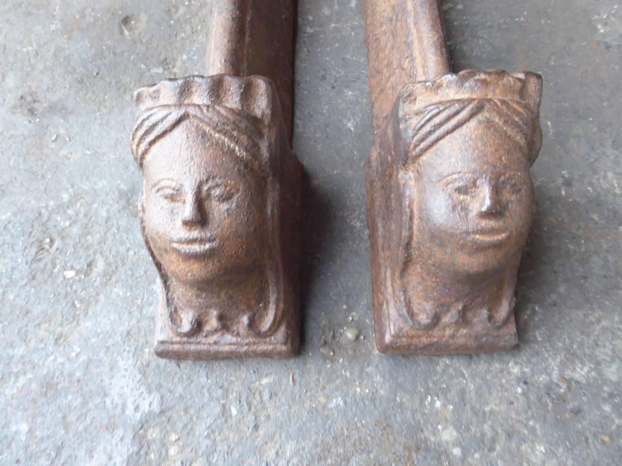 18th Century French Andirons Or Firedogs photo furniture