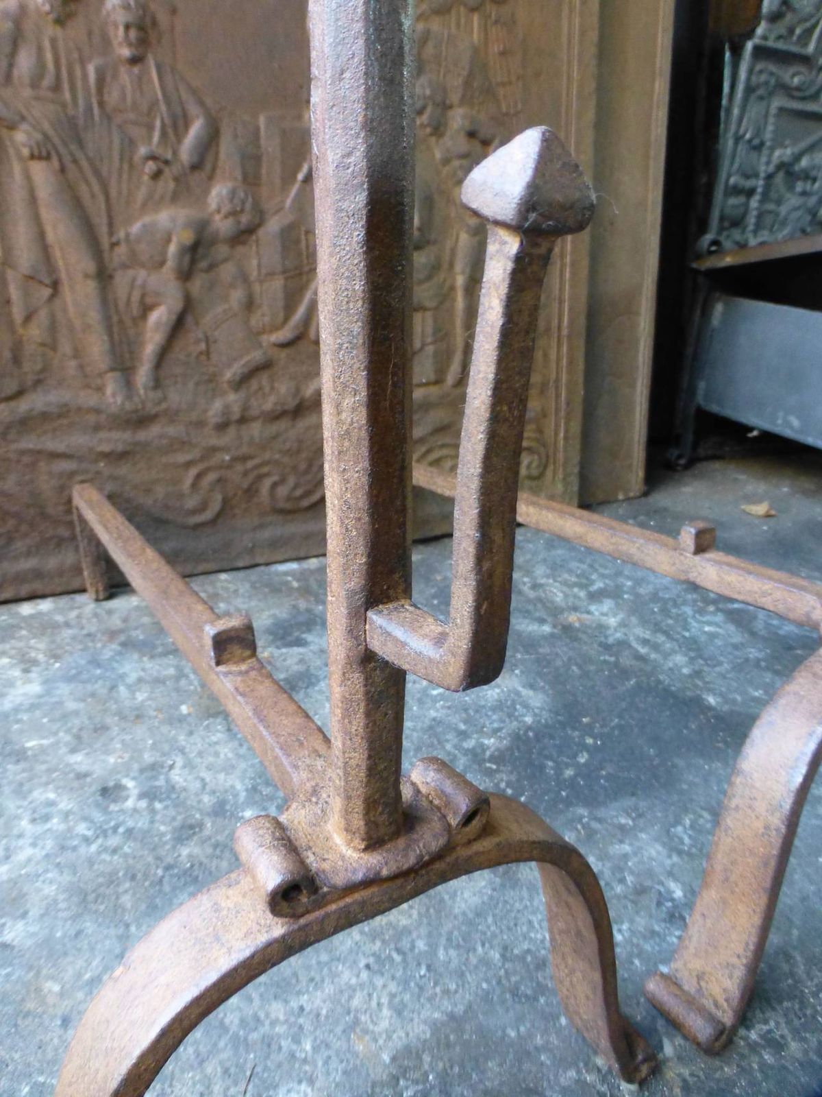 18th Century French Andirons, Firedogs photo furniture