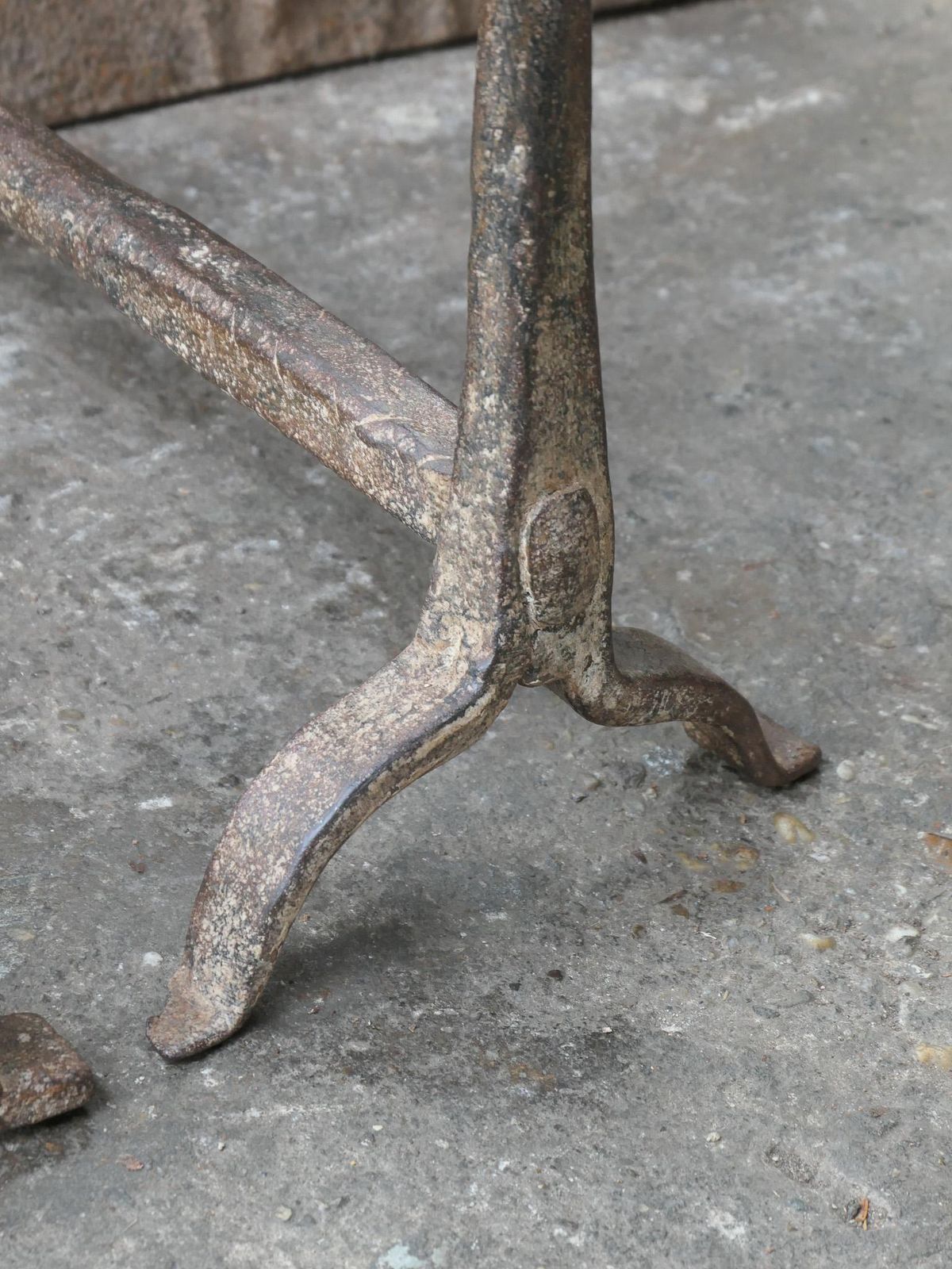 18th Century French Fire Andirons, Gothic Style photo buy