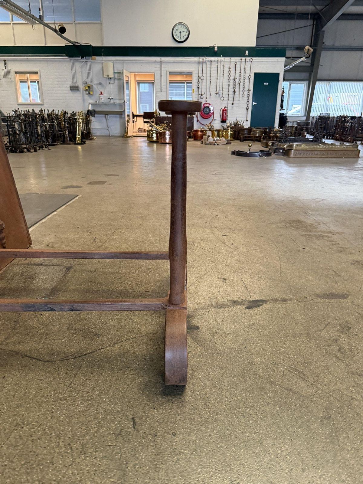 photo furniture 19th Century Large French Andirons, Firedogs, Victorian Period