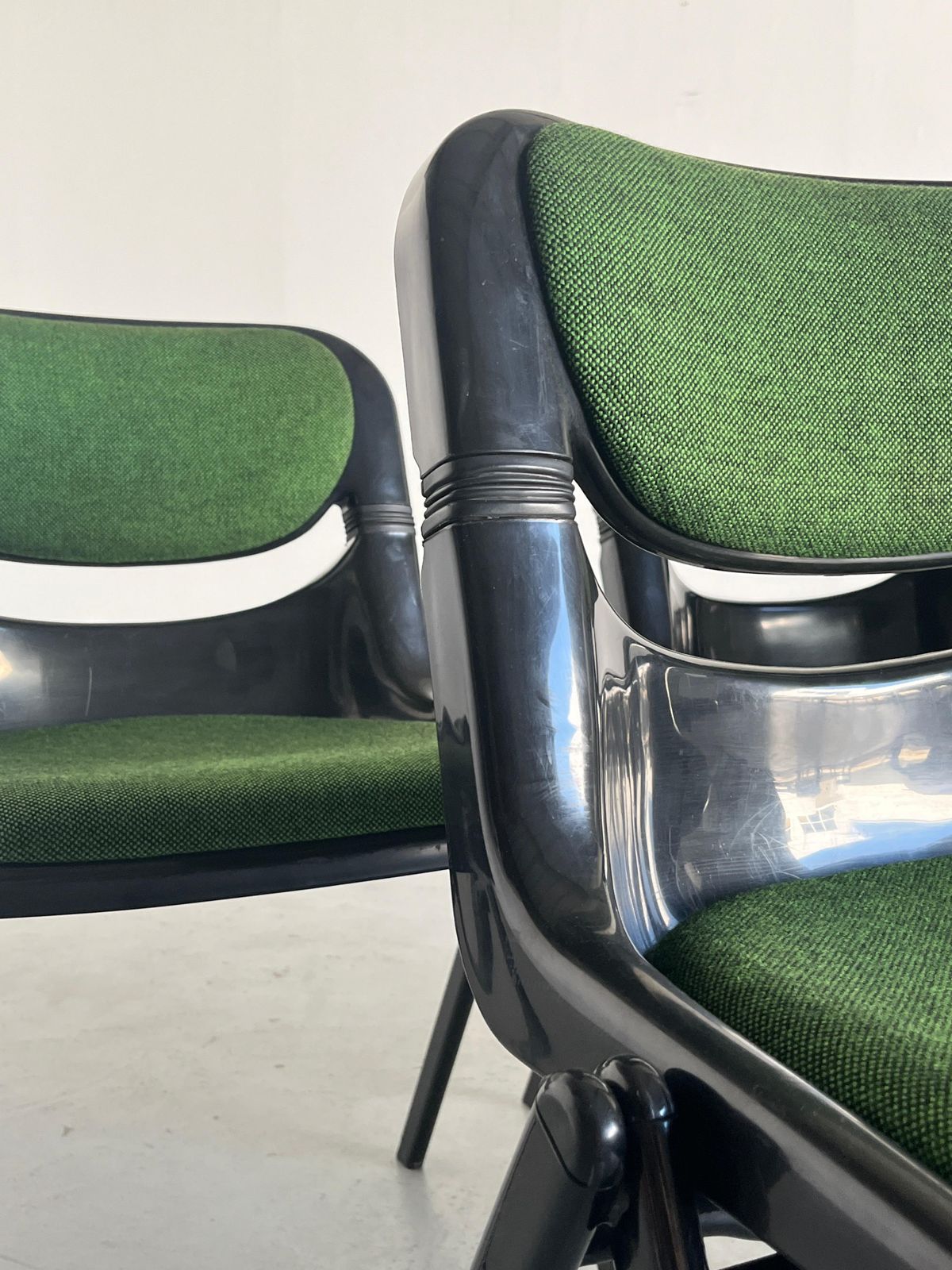photo buy Set Of 4 Space Age Desk Chairs By Giancarlo Piretti And Emilio Ambasz For Dorsal