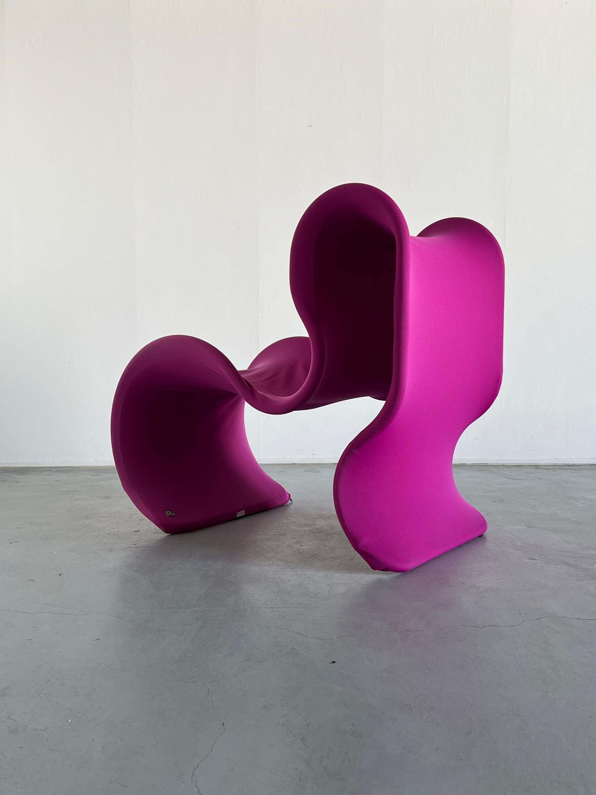 Large Fiocco Armchair By Gianni Pareschi For Busnelli In Pink, 1970s photo vintage