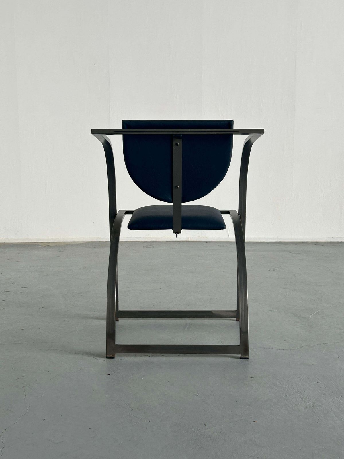 Memphis Design Postmodern Geometrical 'Cosinus' Chair By Kff, 80s Germany photo vinterior