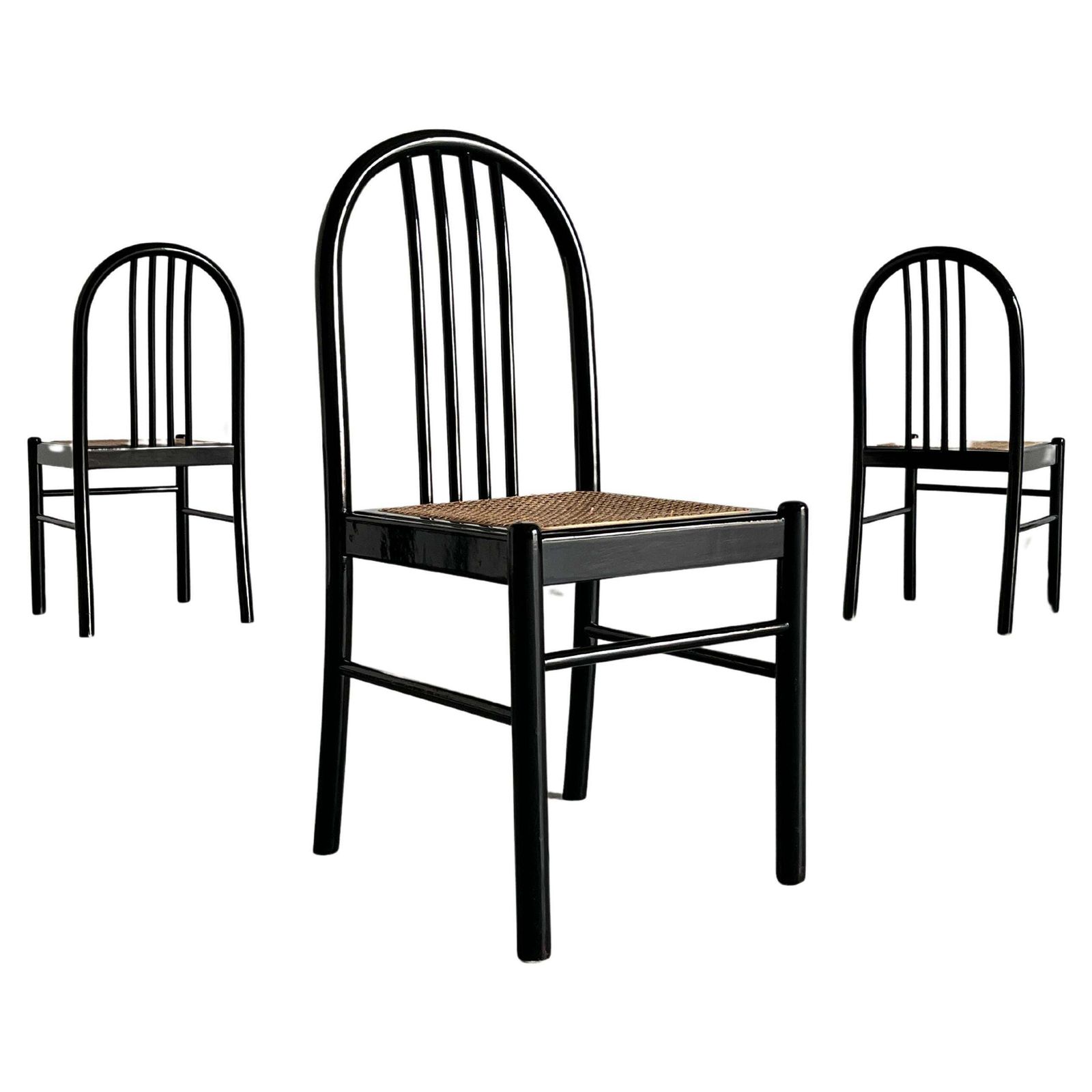 1 Of 30 Vintage Italian Mid Century Modern Bentwood Bistro Chairs, 1970s Italy