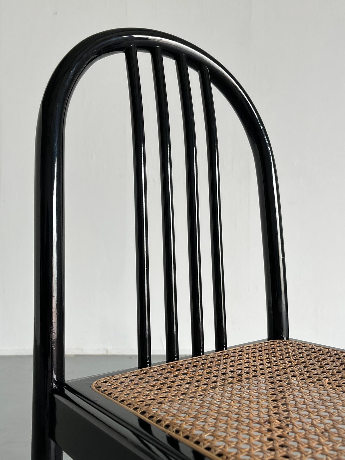 Furniture 1 Of 30 Vintage Italian Mid Century Modern Bentwood Bistro Chairs, 1970s Italy photo