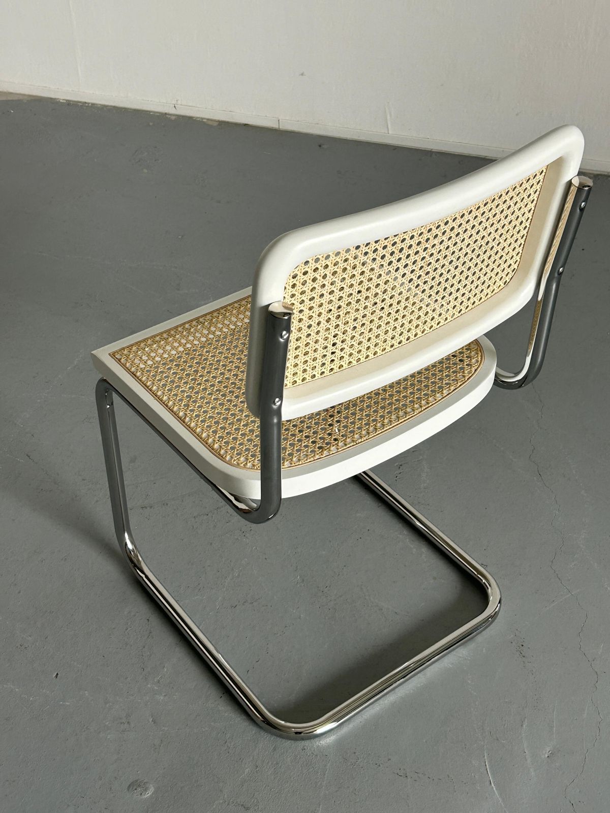 photo for sale 1 Of 12 Vintage Cesca Mid Century Cantilever Chair, Marcel Breuer B32 Design