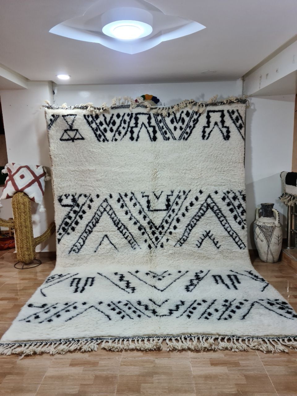 Authentic Handmade Beni Ourain Rug – Luxurious Berber Elegance 300x200 Cm