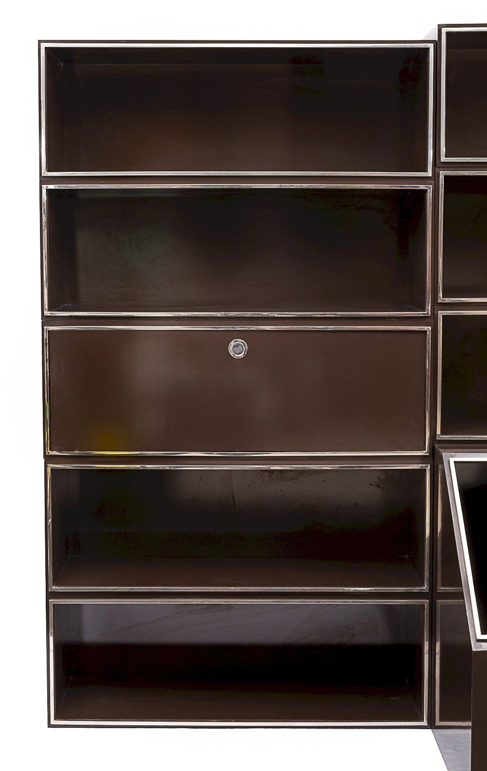 Library By Willy Rizzo, 1970s, Vintage photo furniture