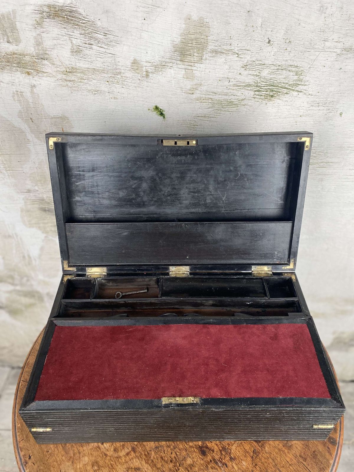 19th Century Ebonised Writing Slope photo furniture