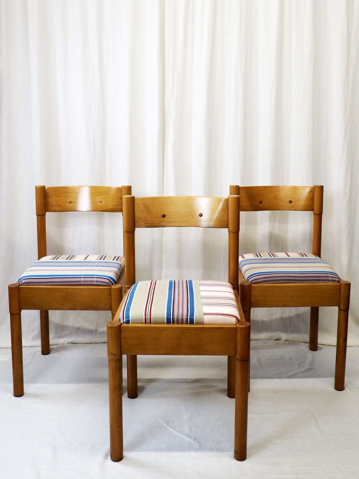 Vintage Vico Magistretti Carimate Mid Century Dining Chairs  Set Of 6 photo buy