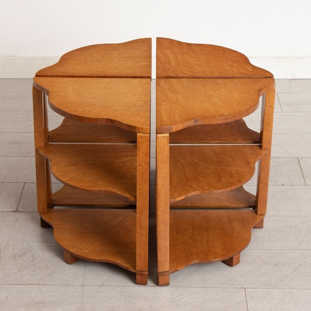 Art Deco Cloud Shaped Quintetto Nest Of Tables By Harry And Lou Epstein photo buy