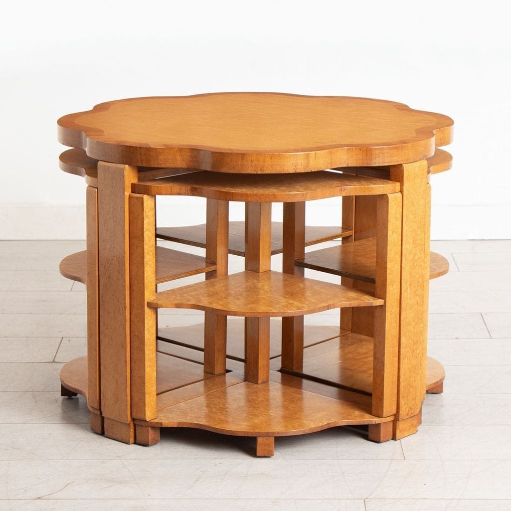 photo furniture Art Deco Cloud Shaped Quintetto Nest Of Tables By Harry And Lou Epstein