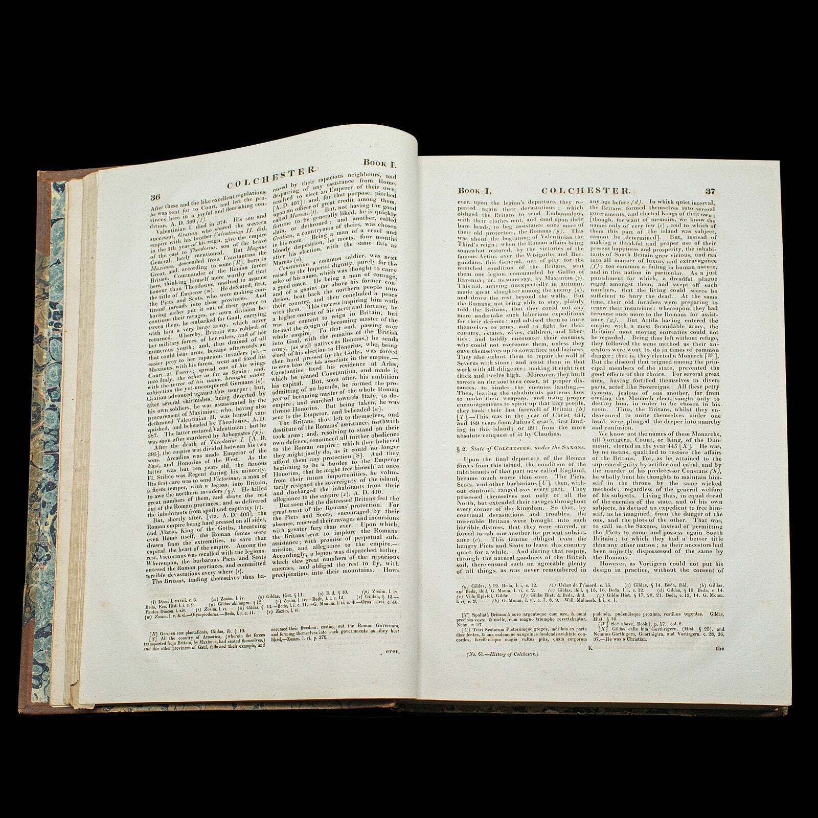 2 Vols Antique Book, Morant's History Of Essex, English, County Reference, 1816 photo vinterior