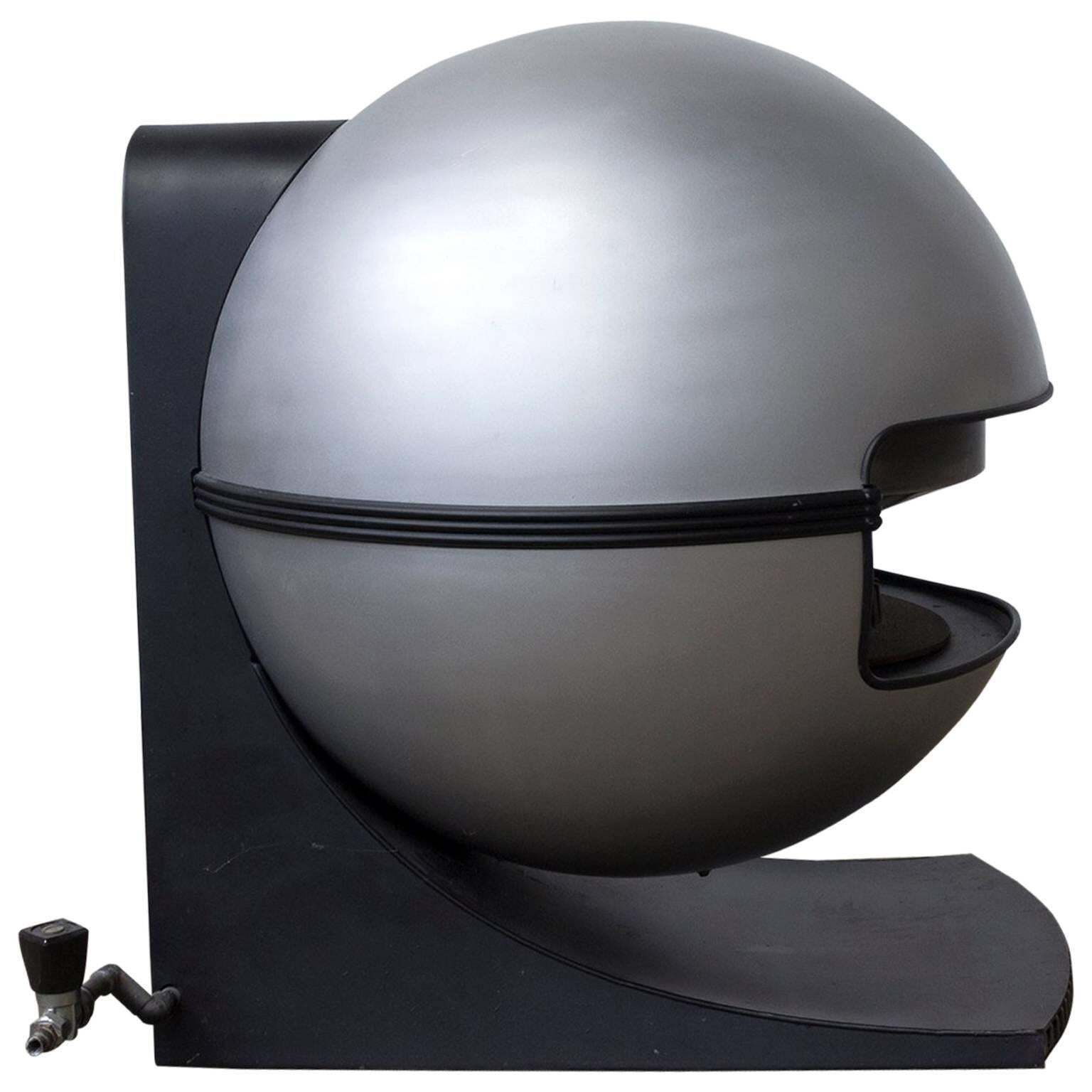 1965, Richard Wolthekker For Faber, Model Faber 2000, Stove In Mat Chrome Black