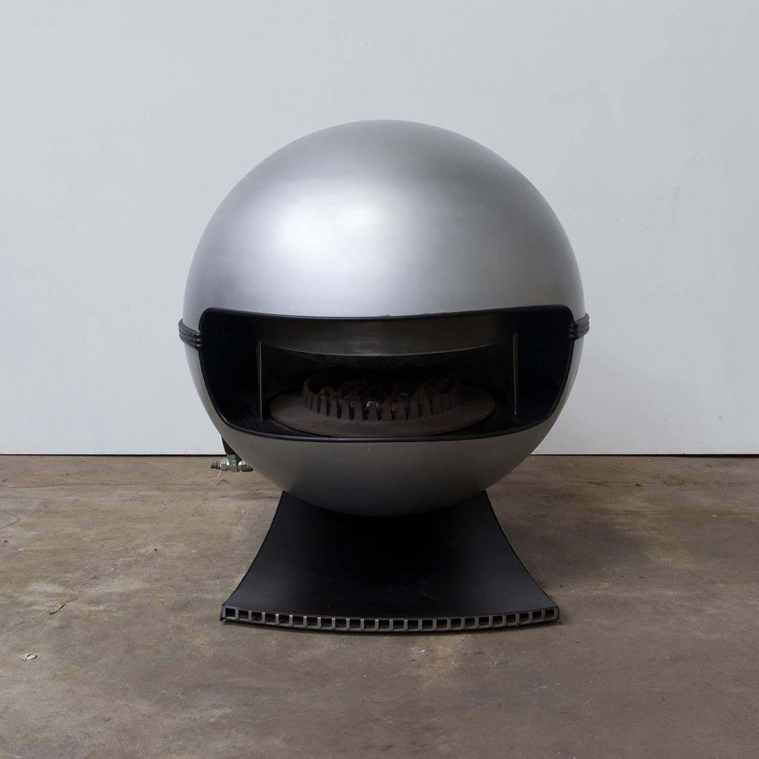 1965, Richard Wolthekker For Faber, Model Faber 2000, Stove In Mat Chrome Black photo furniture