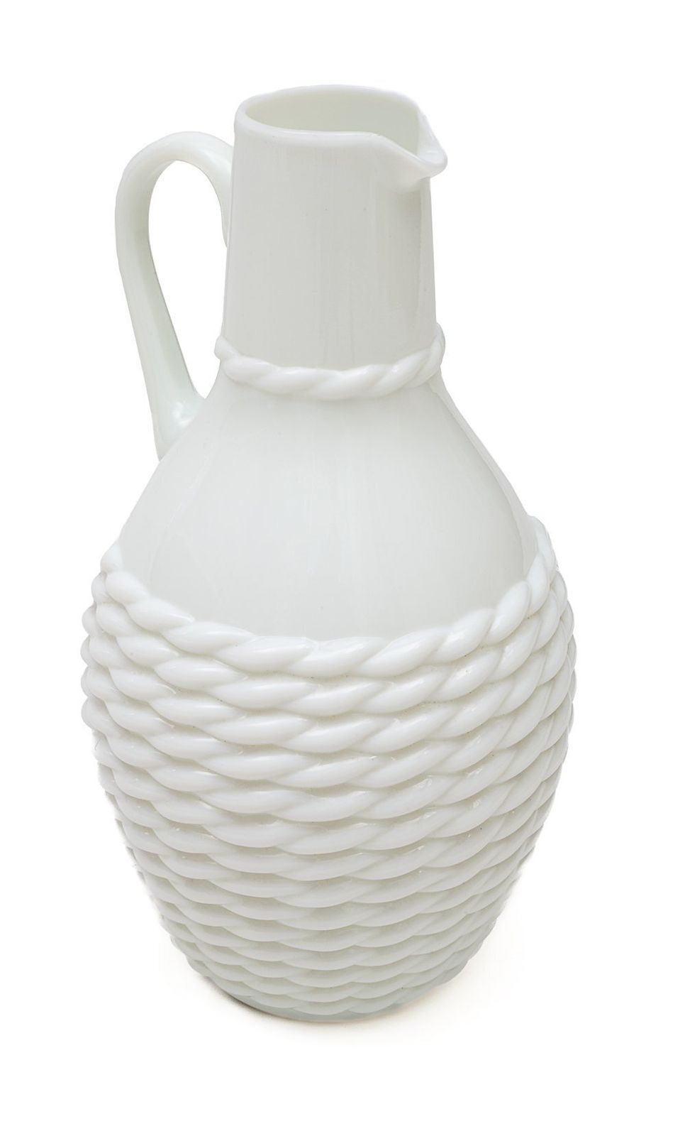 Milky Opaline Jug., Early 20th Century photo for sale