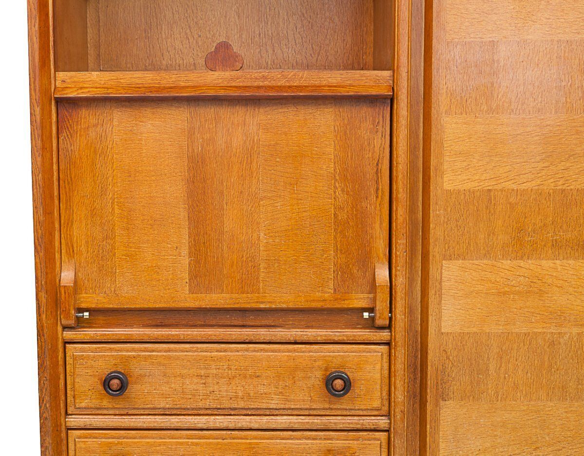 Pair Of Guillerme And Chambron Wardrobes photo vintage