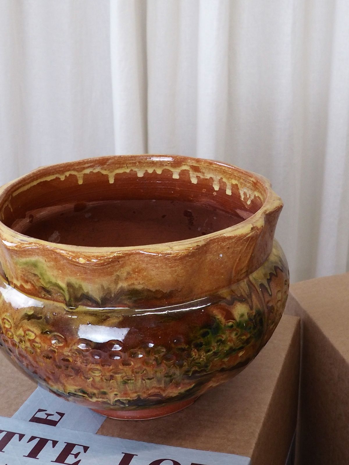 French Terracotta Decorative Planter photo furniture