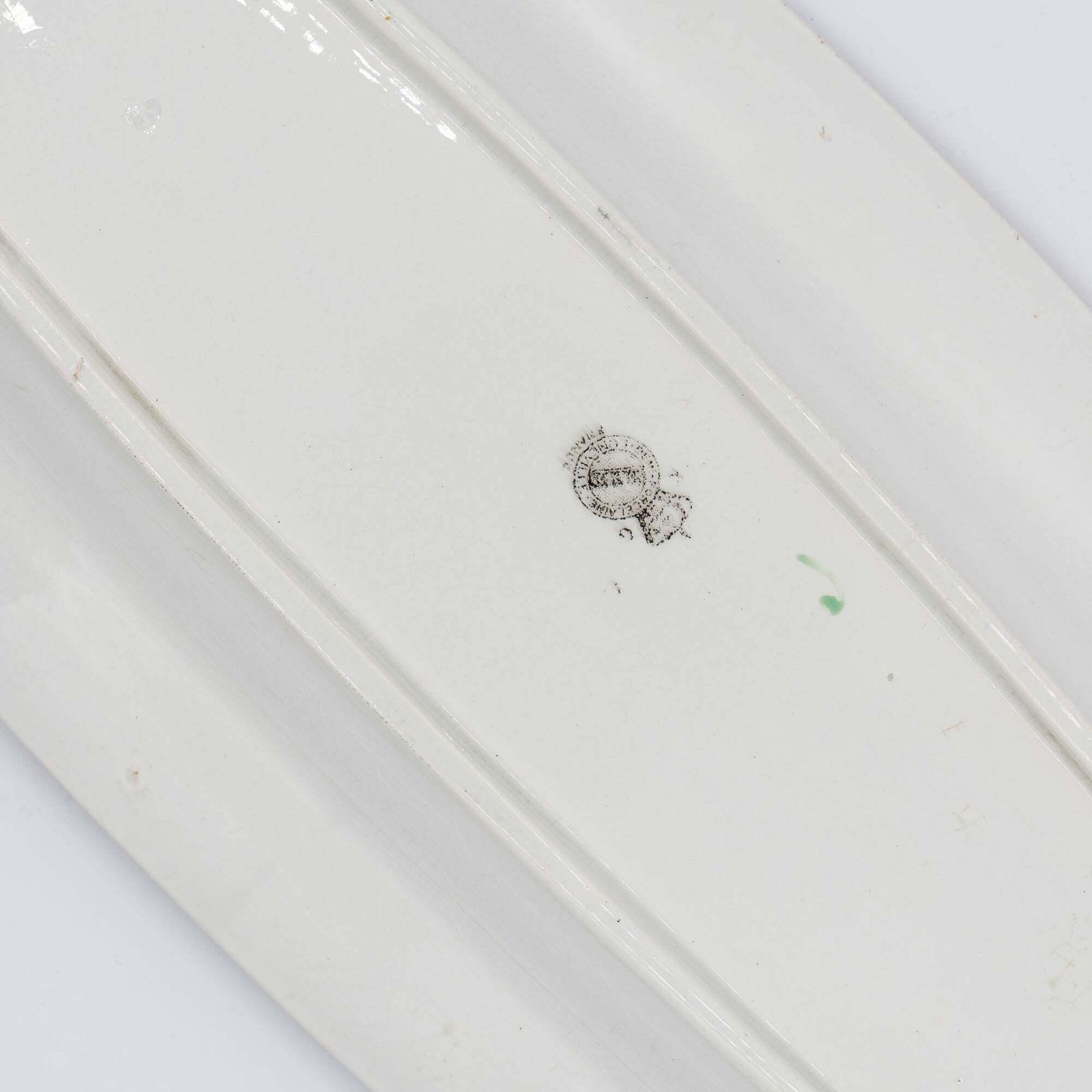 Antique Long Oval French Platter   Luneville   Early 20th Century photo buy