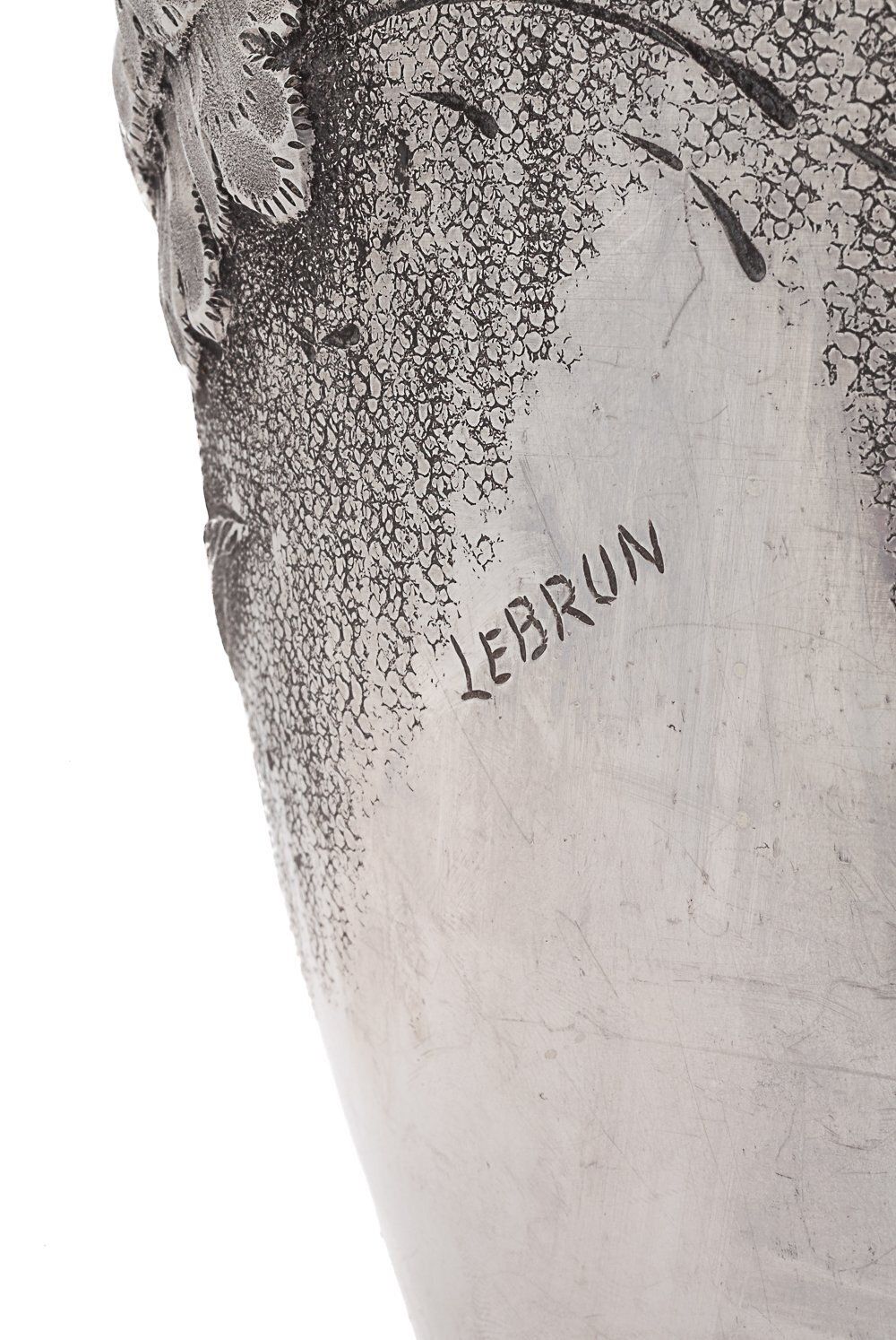 Art Nouveau Pewter Vase, 1900s photo 281.0