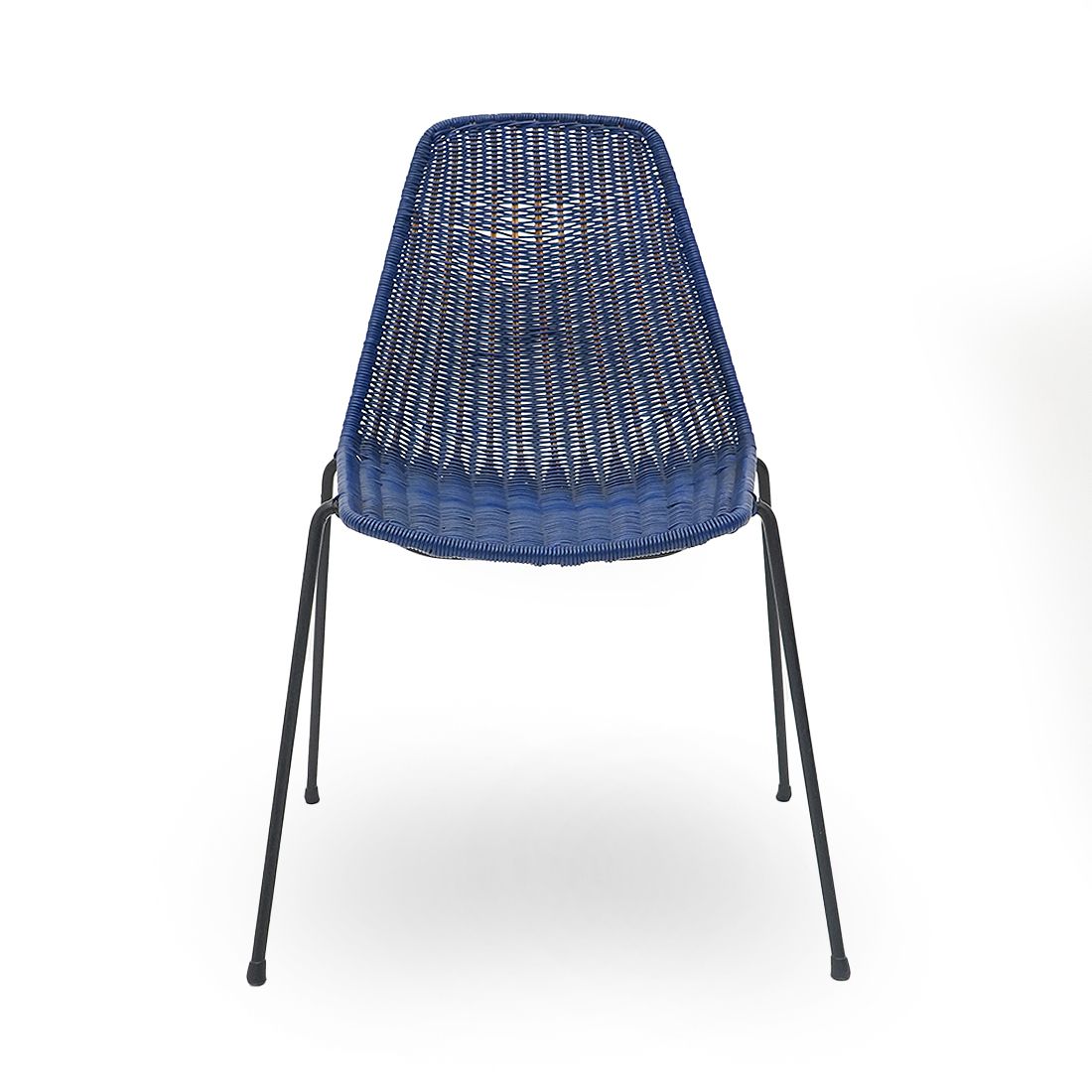 4 “Basket” Chairs By Gian Franco Legler, 1950s photo vinterior