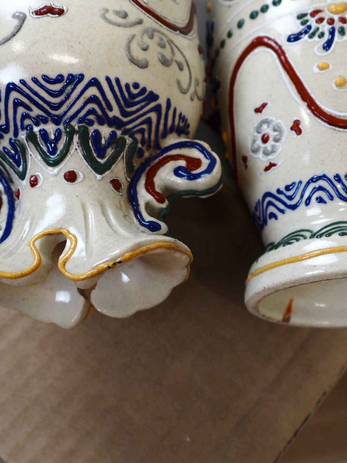 Pair Of Antique Chinese Vases, 1800s photo furniture