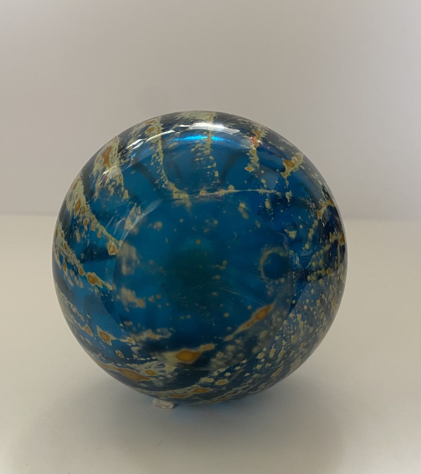 Mdina, Maltese Art Glass, Long Neck Vase By Michael Harris, 1970’s photo Home Decor