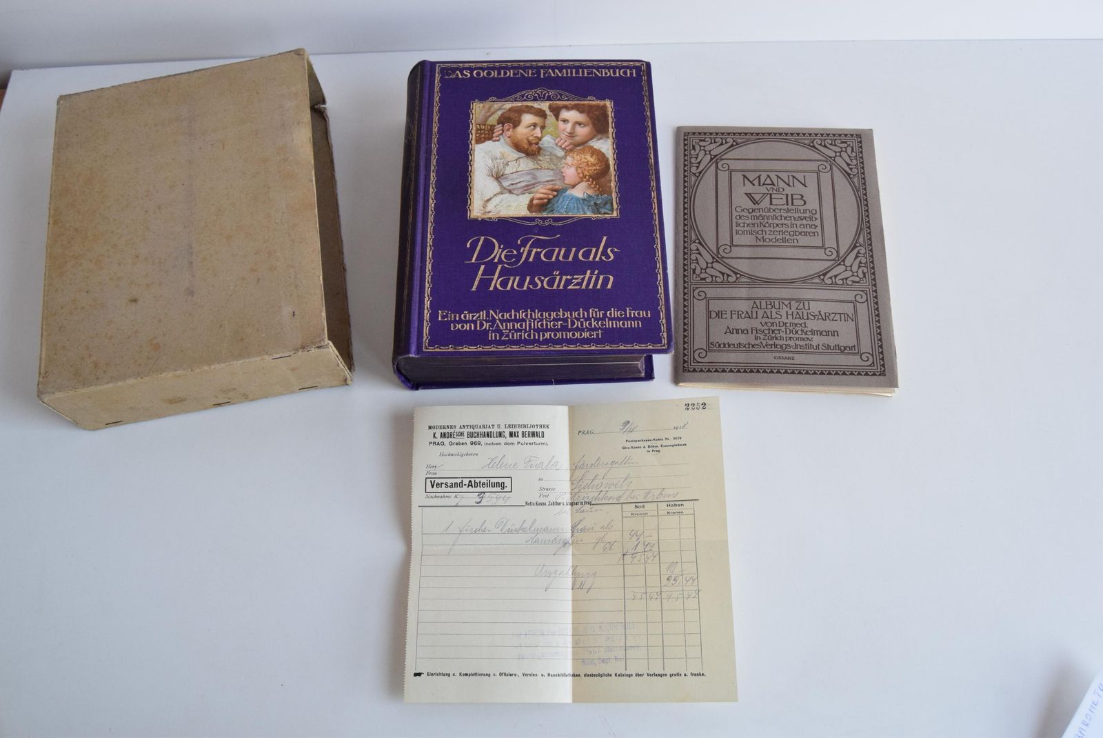 photo buy Historical Book "Die Frau Als Hausärztin" From 1918   A Unique Collector's Item