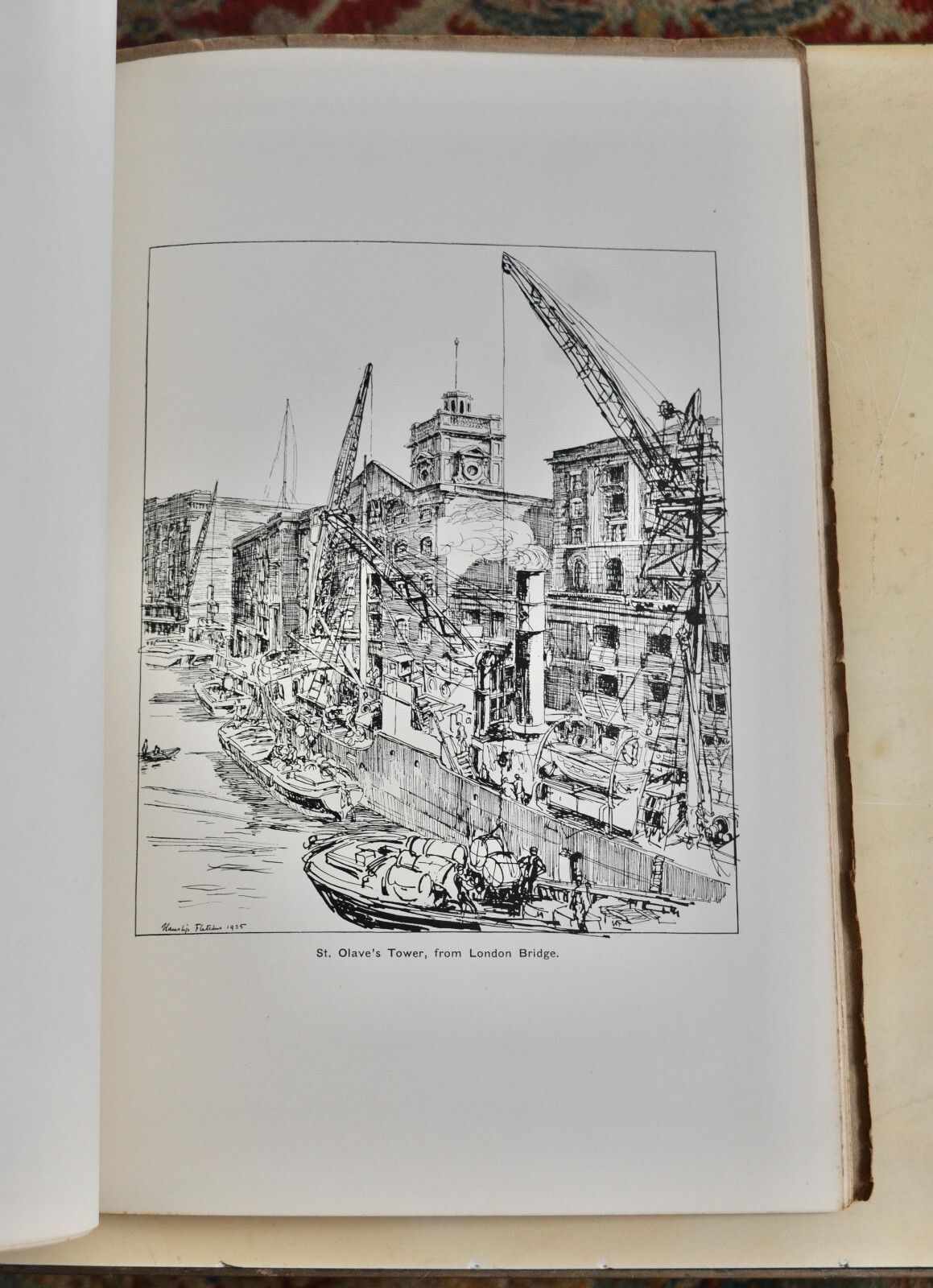 Changing London, A Book Of Sketches, Hanslip Fletcher, 1st Edition 1925 photo 55.0
