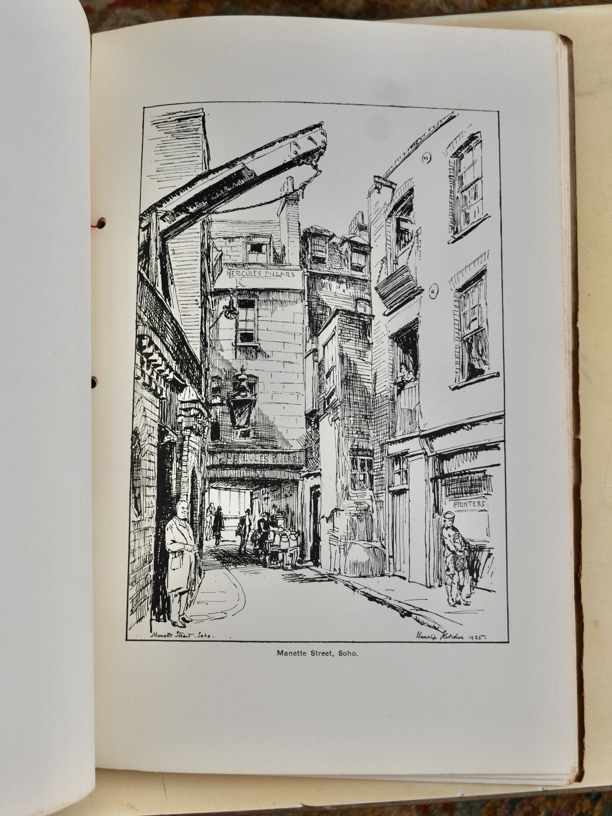Changing London, A Book Of Sketches, Hanslip Fletcher, 1st Edition 1925 photo vinterior