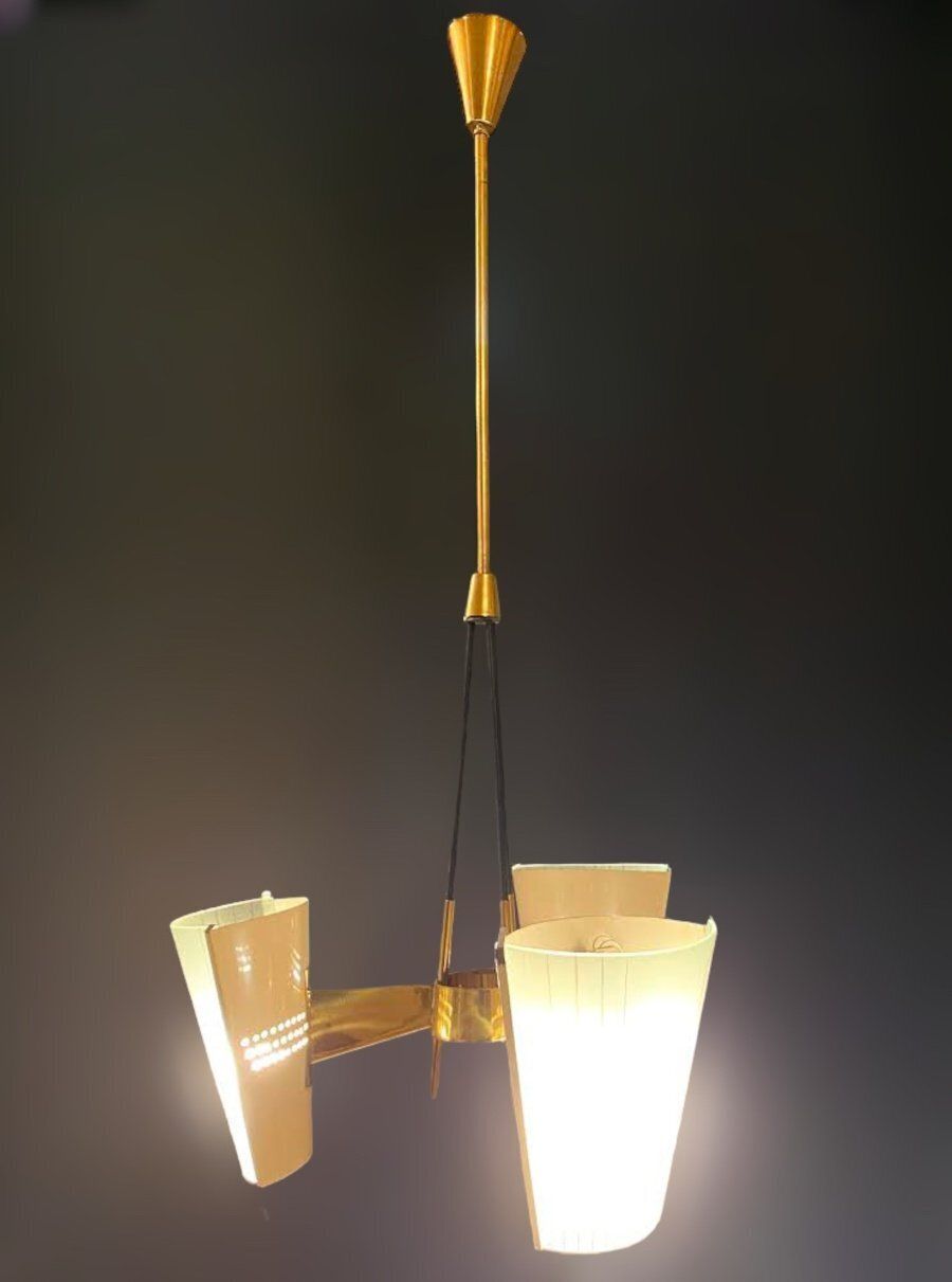 Midcentury Pendant By Stilnovo photo vintage