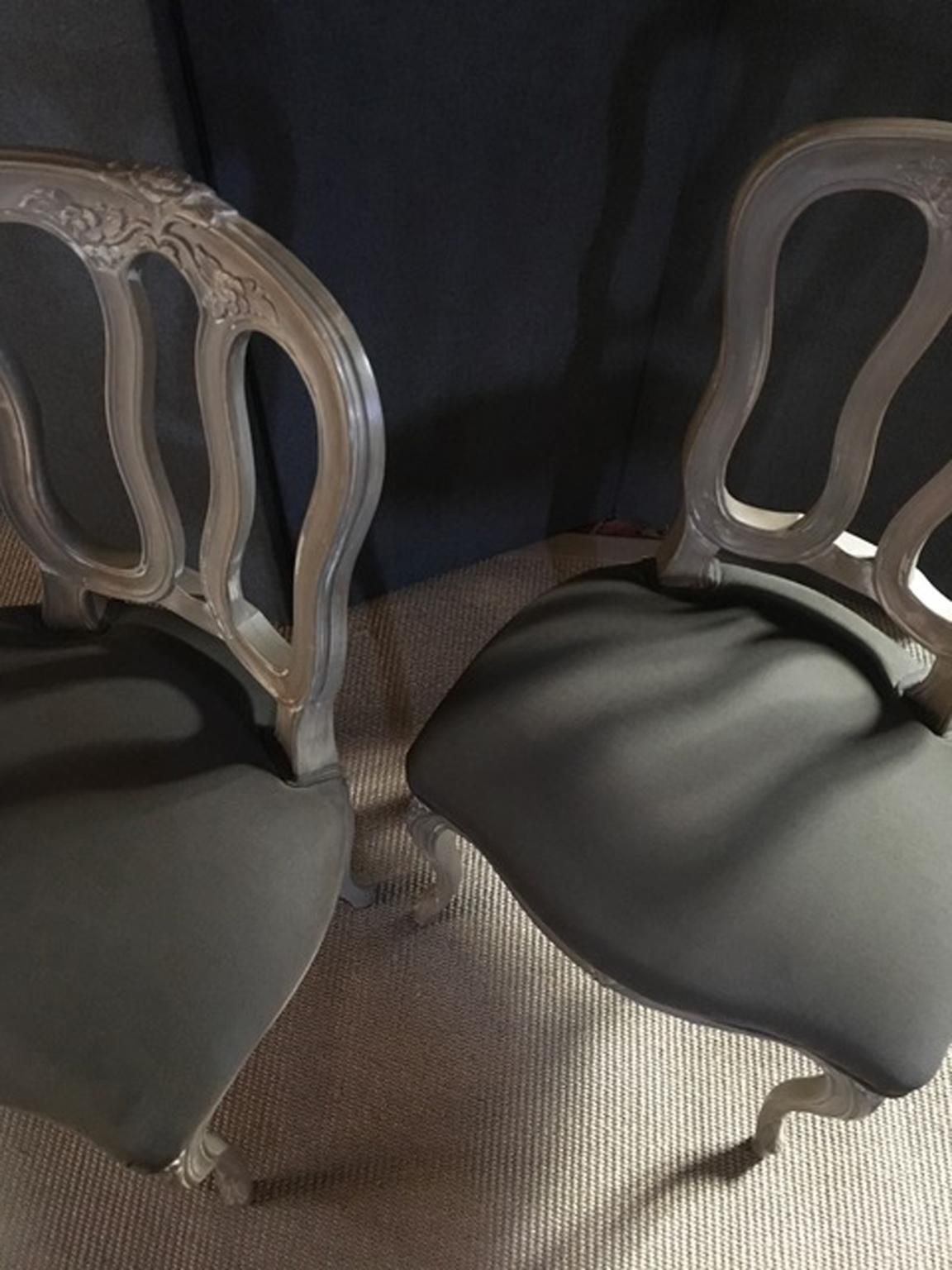 photo furniture French Provincial Pair Of Wooden Chairs