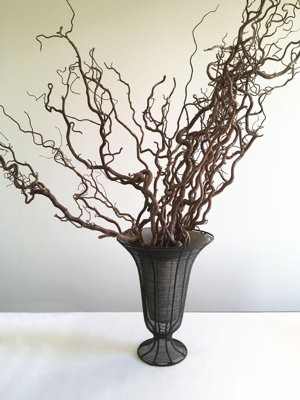 photo for sale France Iron Wire Minimalist Vase And Planter Bowl