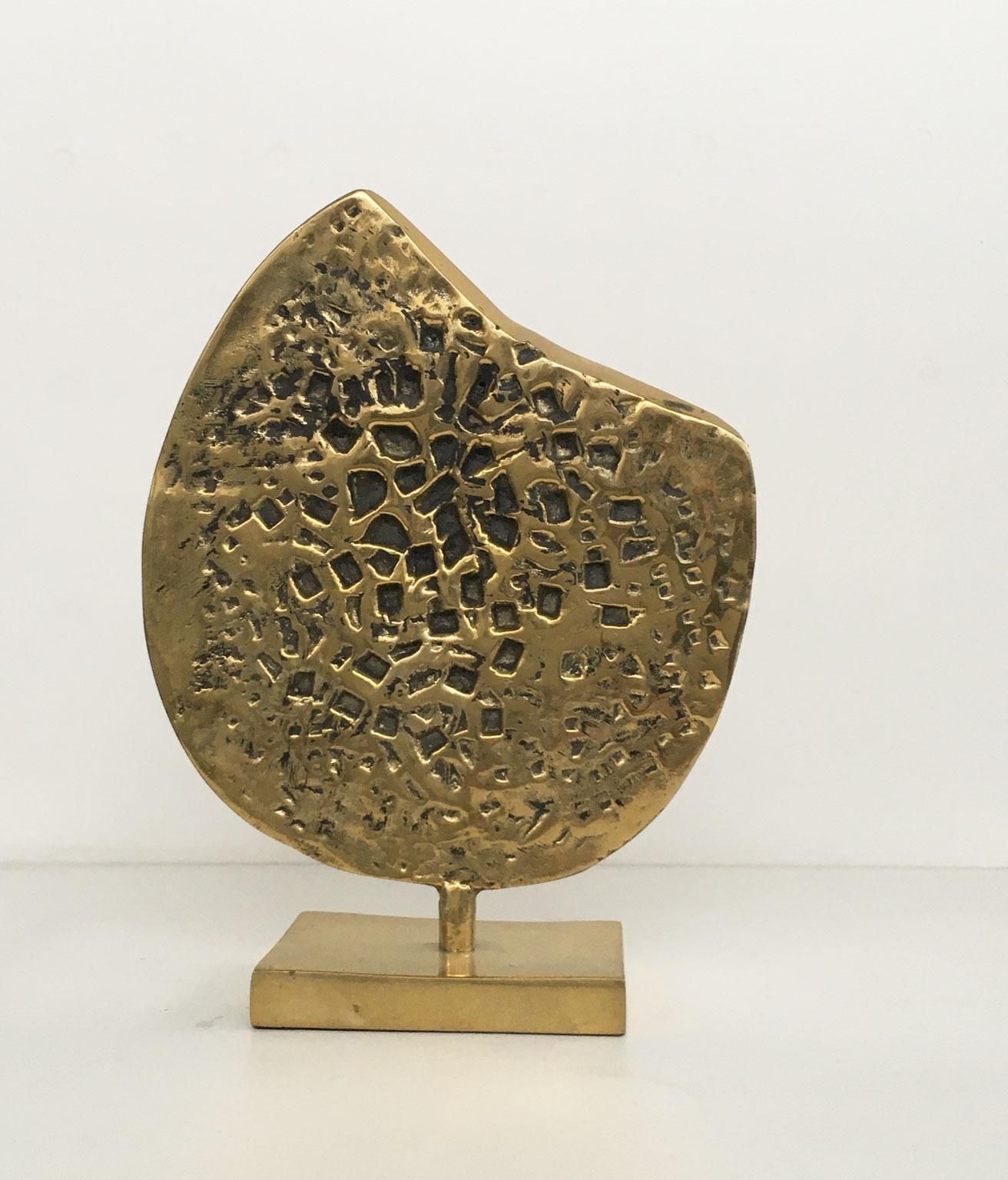 1980 Italy Bronze Abstract Sculpture By Lino Tiné Albero Città City Tree photo vintage
