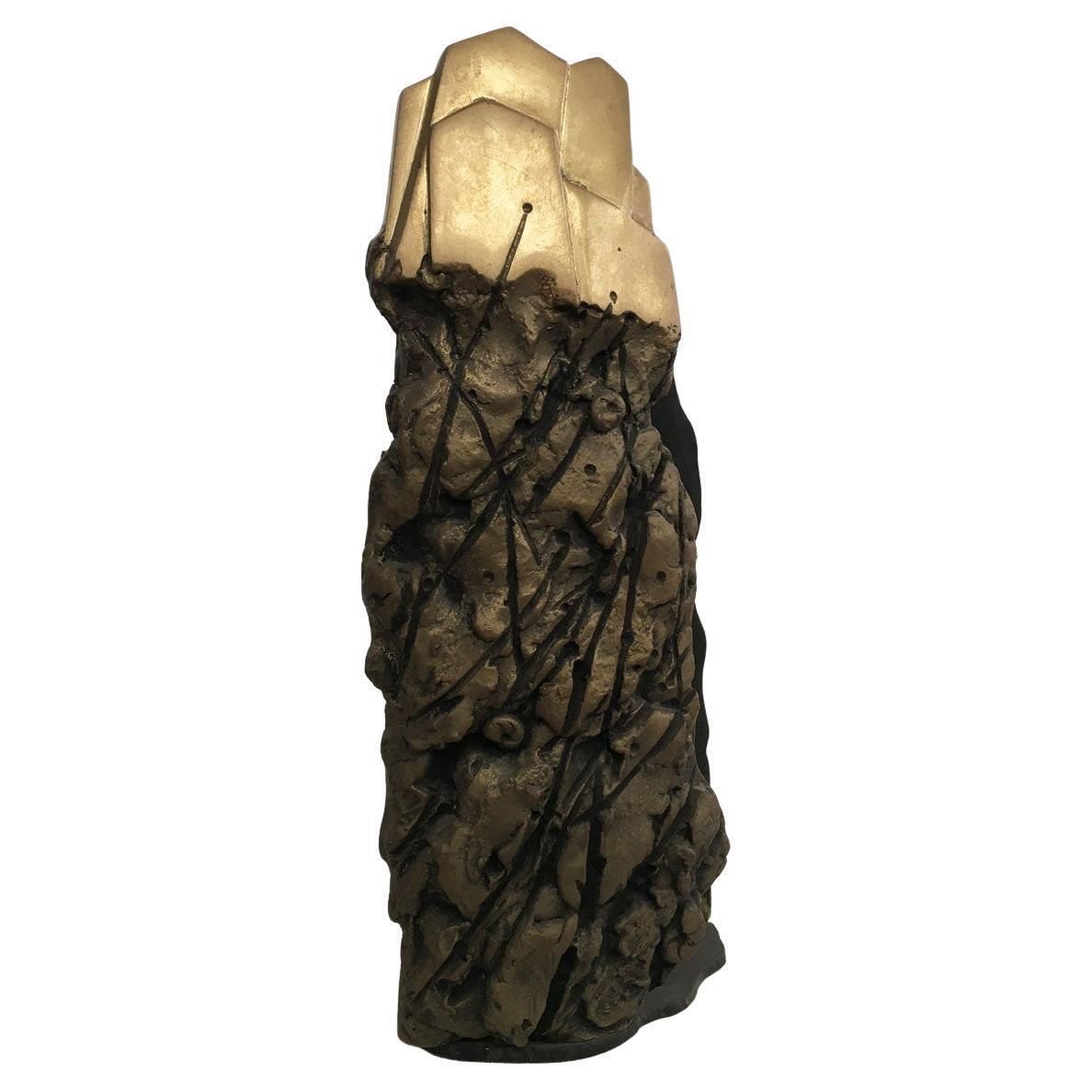 1979 Italy Post Modern Graziano Pompili Abstract Bronze Sculpture