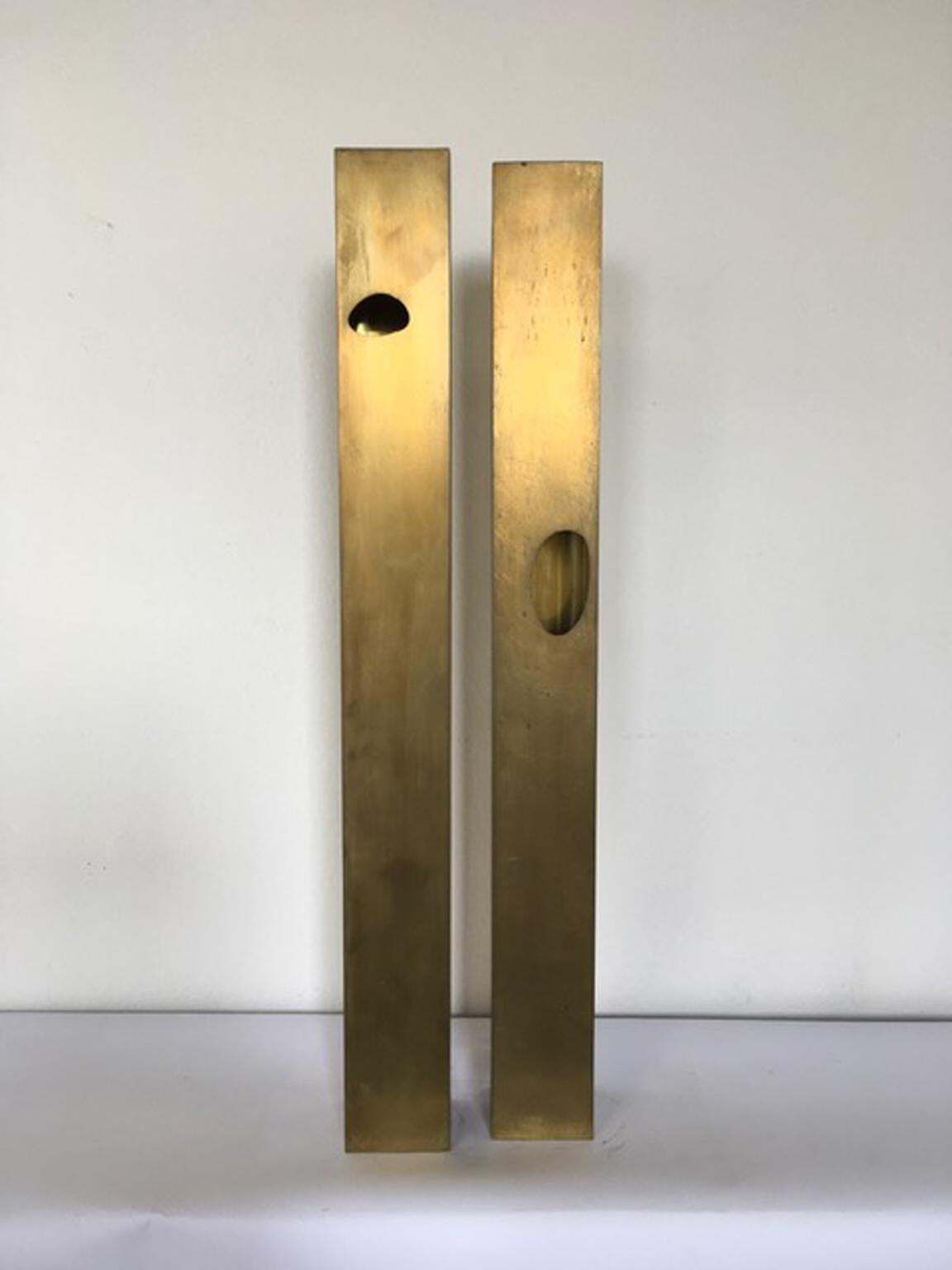 photo furniture Italy 1998 The Skyscrapers Brass Abstract Sculpture