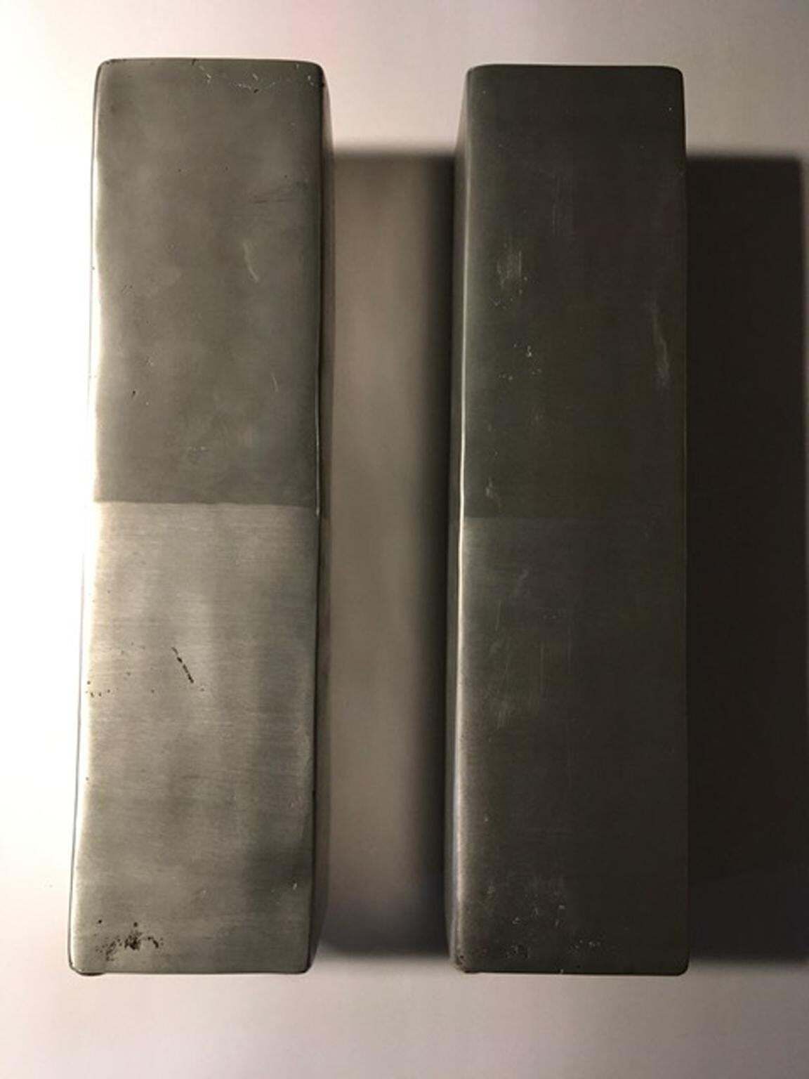photo furniture Africa Organic Modern Pair Of Cast Lost Wax Aluminum Vases