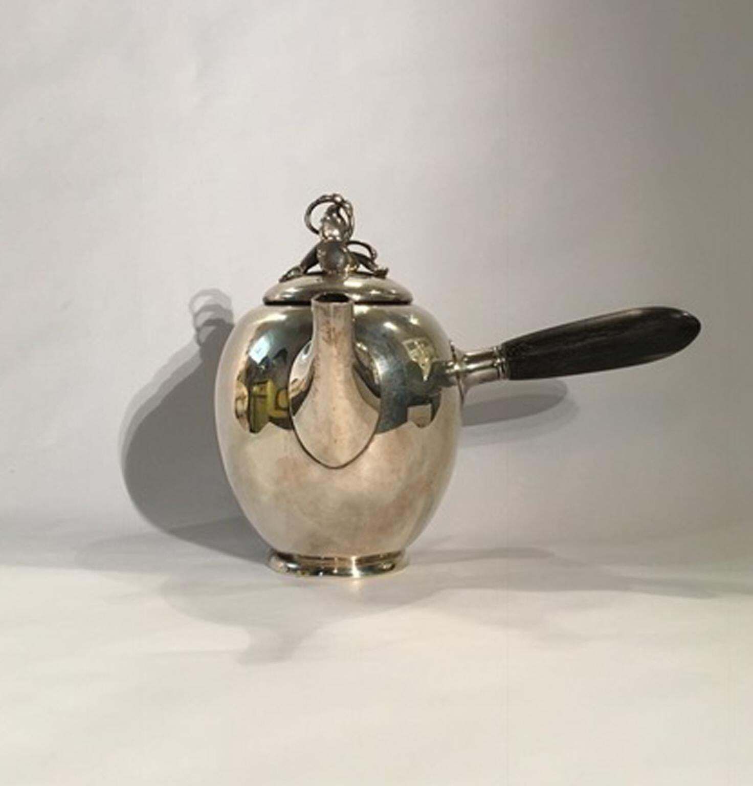 Ghoram Early 20th Century New York Sterling Silver Chocolate Pot photo furniture