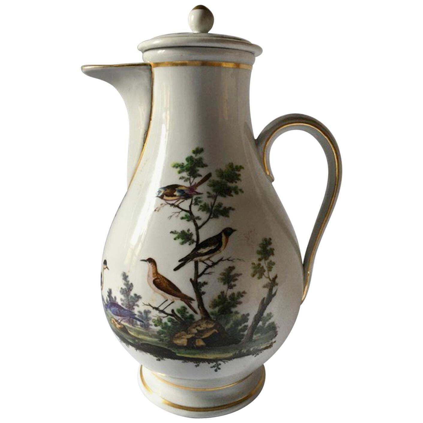 Italy Richard Ginori Mid 18th Century Porcelain Coffee Pot
