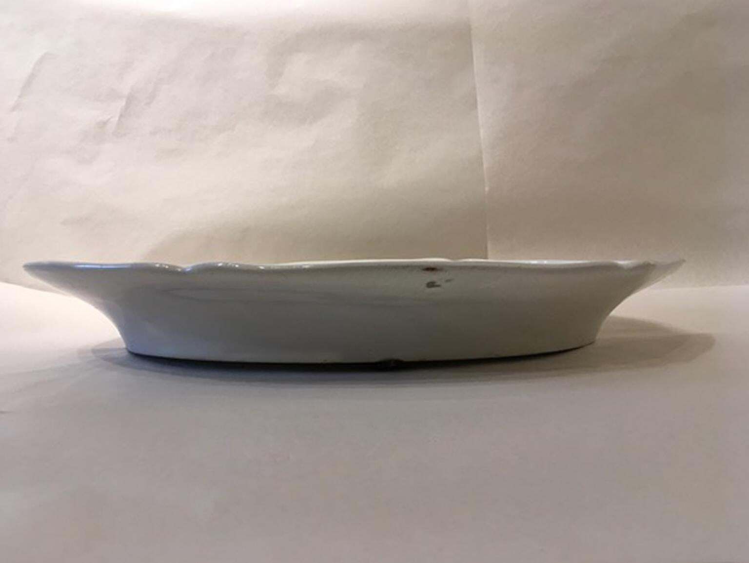 photo furniture Italy Richard Ginori Late 18th Century Porcelain Tray Underplate