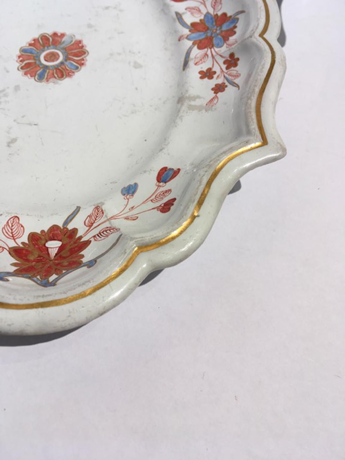 1616.0 Italy Richard Ginori 18th Century Porcelain Sauce Terrin Floral Drawings photo