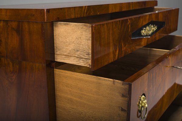 photo vinterior Early 19th Century Biedermeier Mahogany Commodes, 1830s
