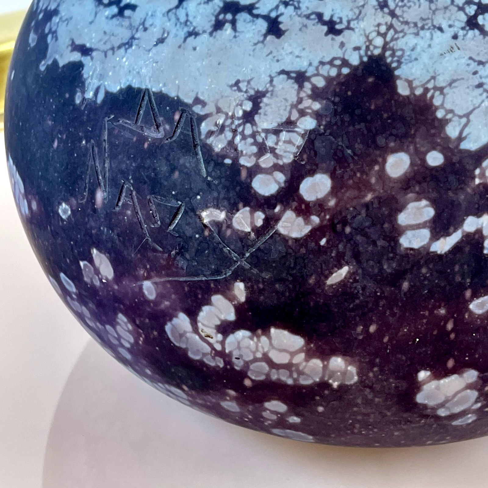 Home Decor Art Deco Monumental Egyptian Purple Art Glass Soliflore Vase By Daum Nancy photo