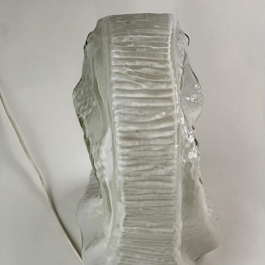 photo furniture Late 20th Century Osso Bark Effect Glass Table Lamp By Carlo Nason For Mazzega