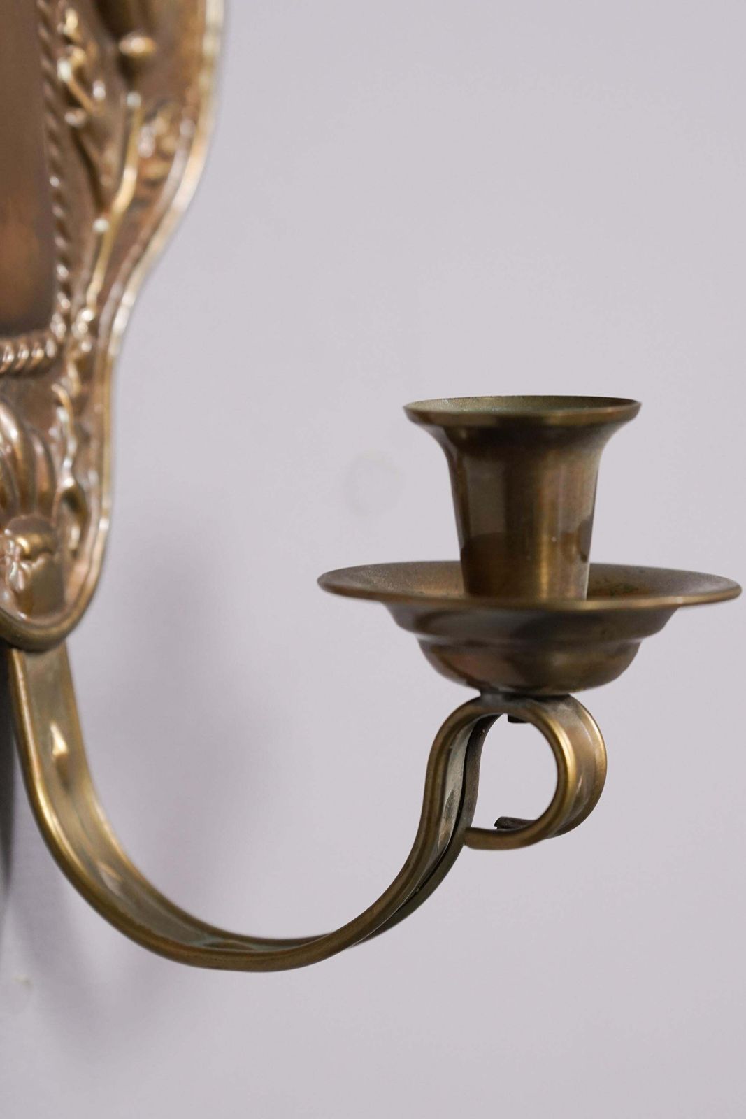 Finnish Brass Candle Sconce Model 1100 By Taidetakomo Hakkarainen, 1920s/1930s photo Home Decor