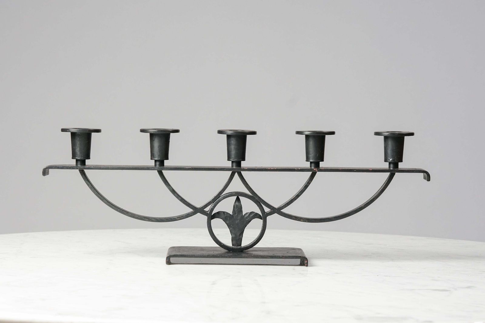 Iron Candelabra By Taidetakomo Hakkarainen, Early 1900s, Finland photo furniture