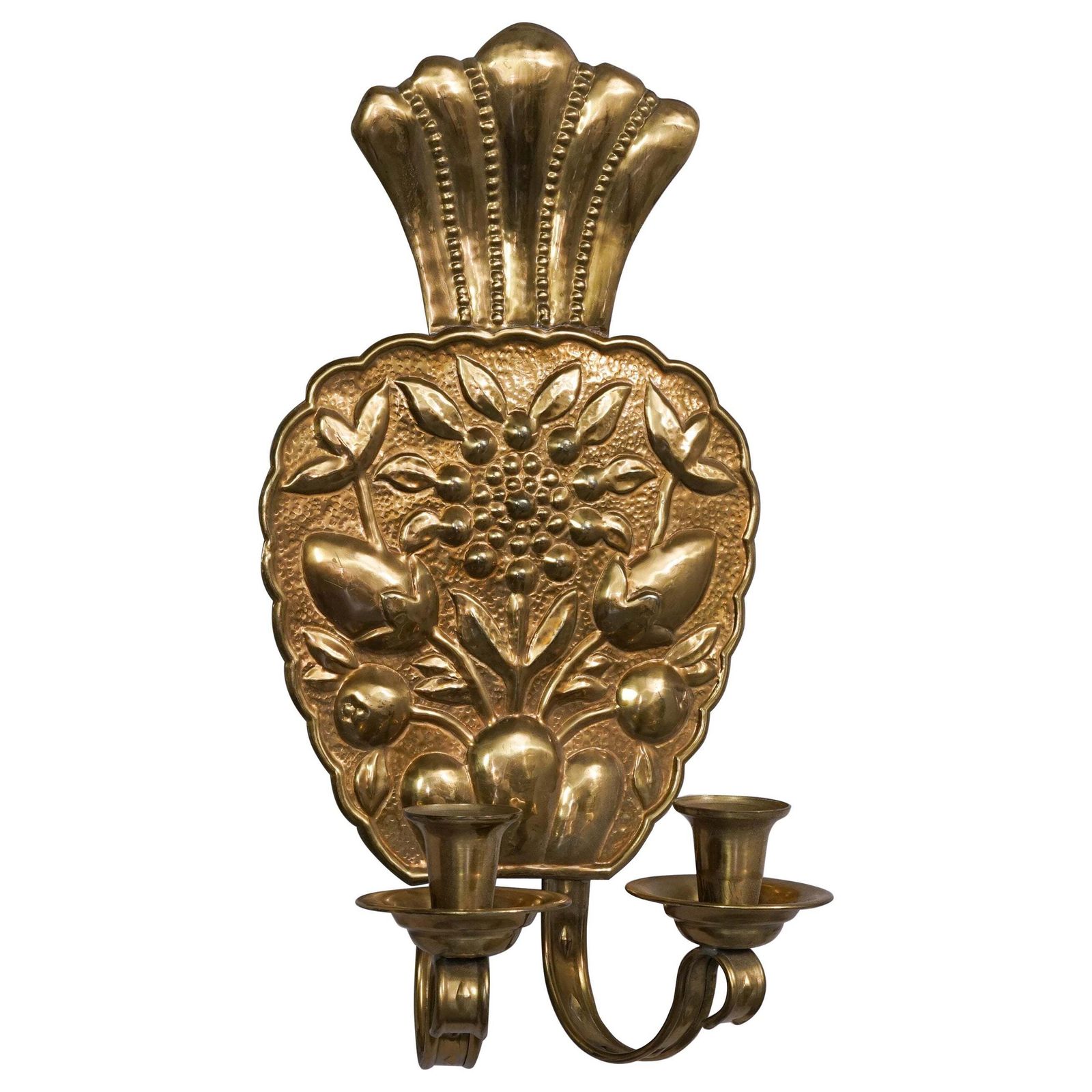 Finnish Brass Candle Sconce Model 1101 By Taidetakomo Hakkarainen, 1920s/1930s photo furniture